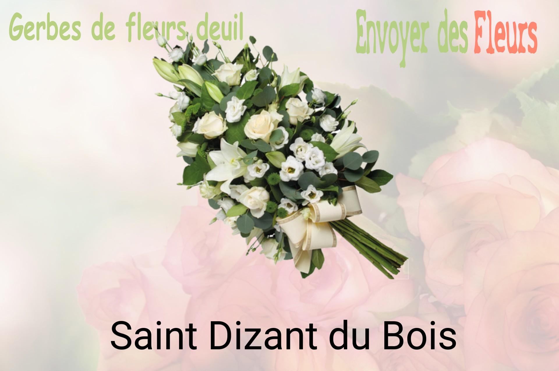 Gerbe de fleurs de deuil livrée à Saint-Dizant-du-Bois